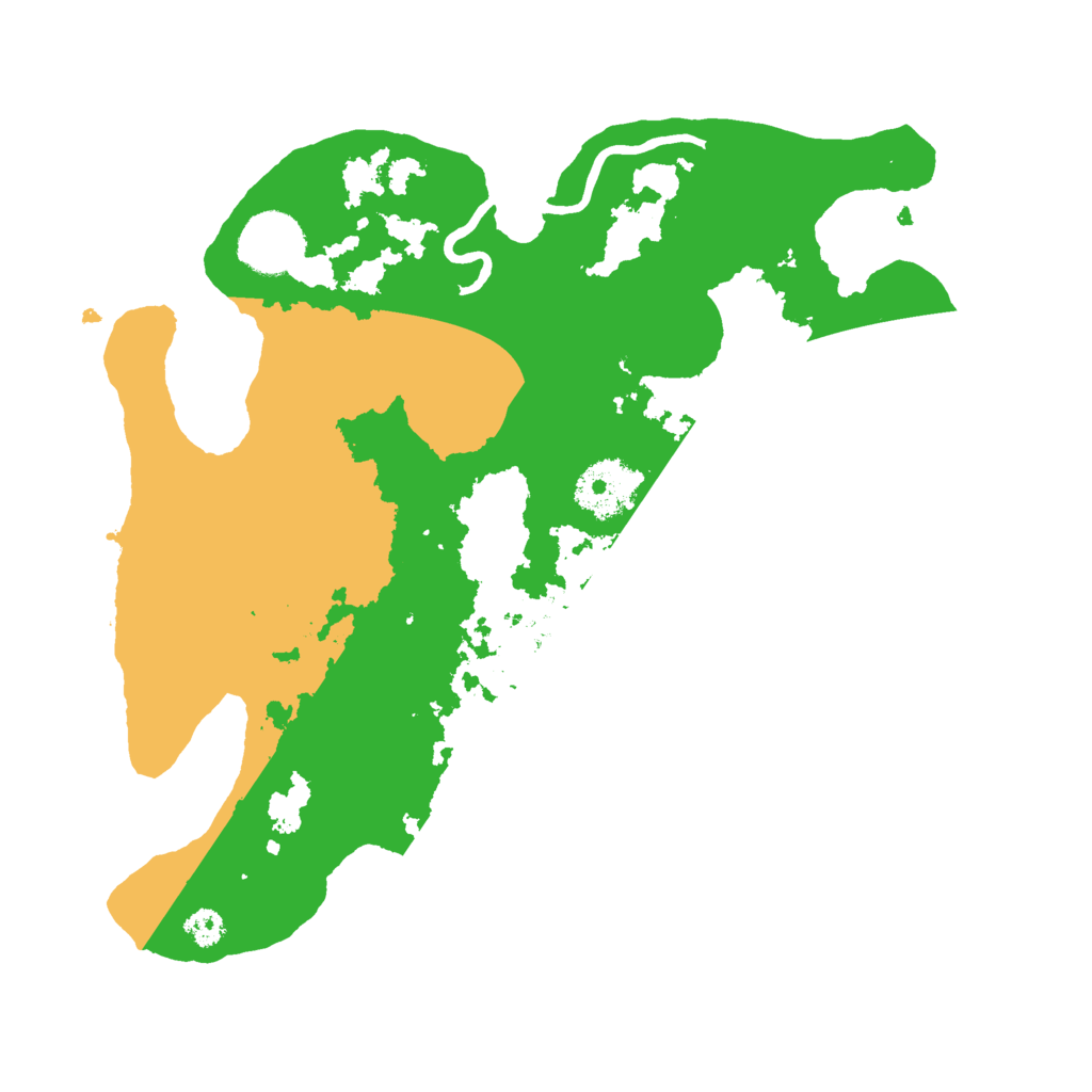 Biome Rust Map: Procedural Map, Size: 3000, Seed: 48101137