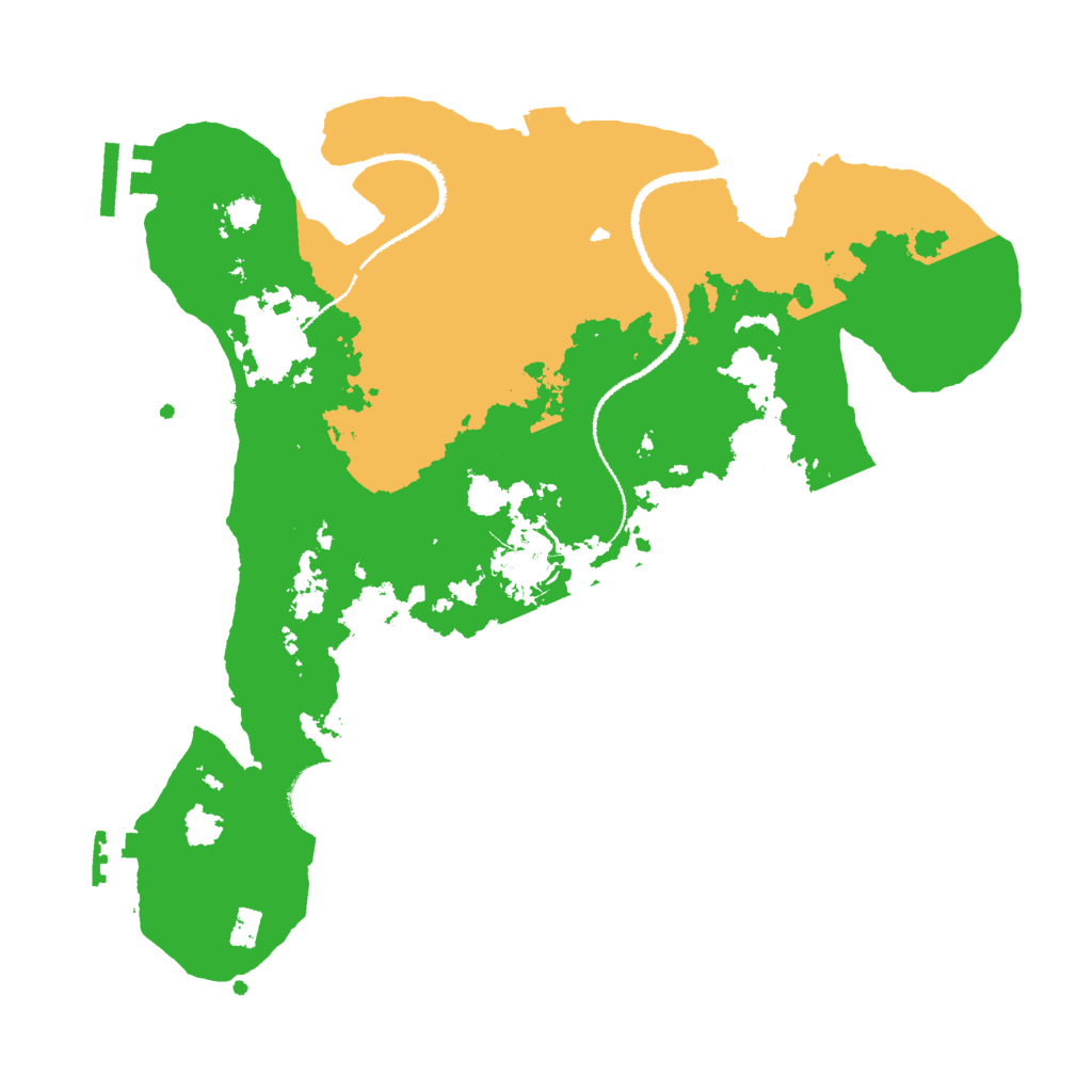 Biome Rust Map: Procedural Map, Size: 3000, Seed: 42452