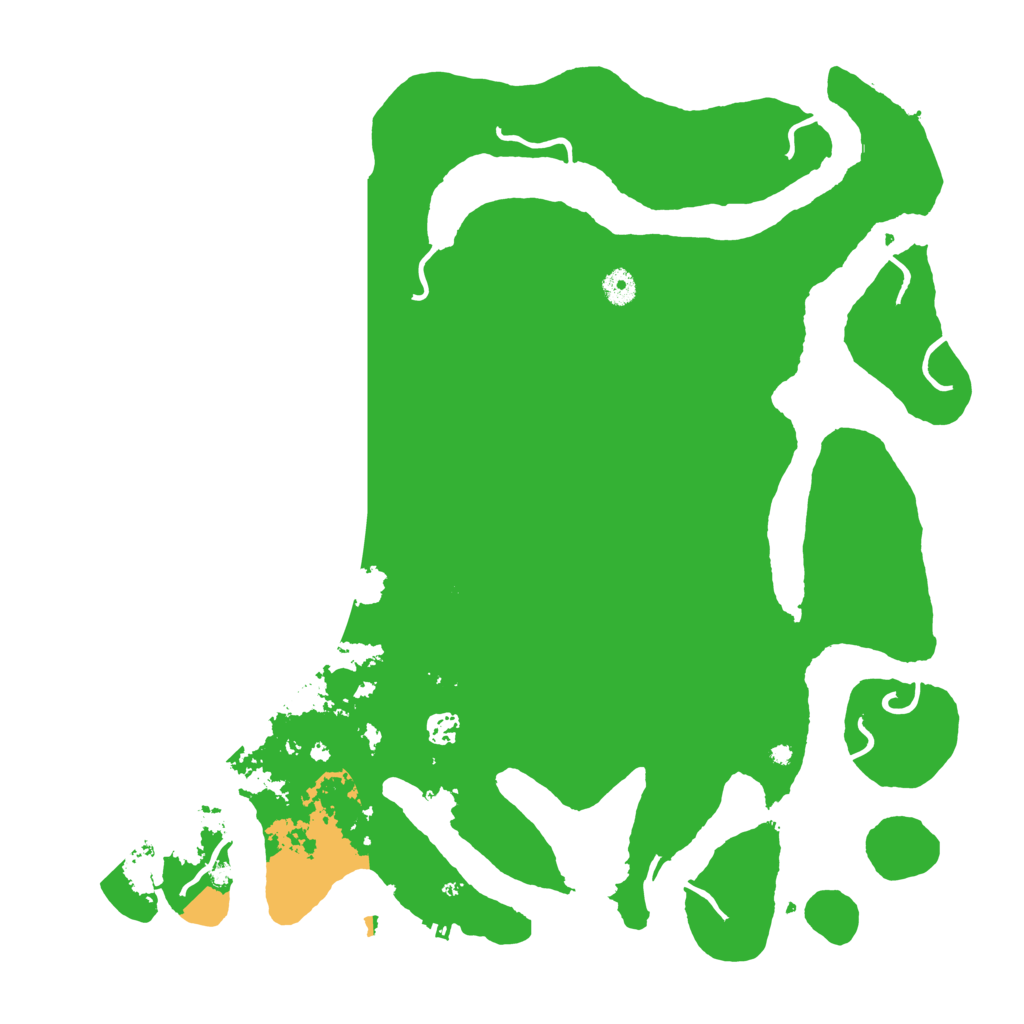 Biome Rust Map: Procedural Map, Size: 4500, Seed: 632906872