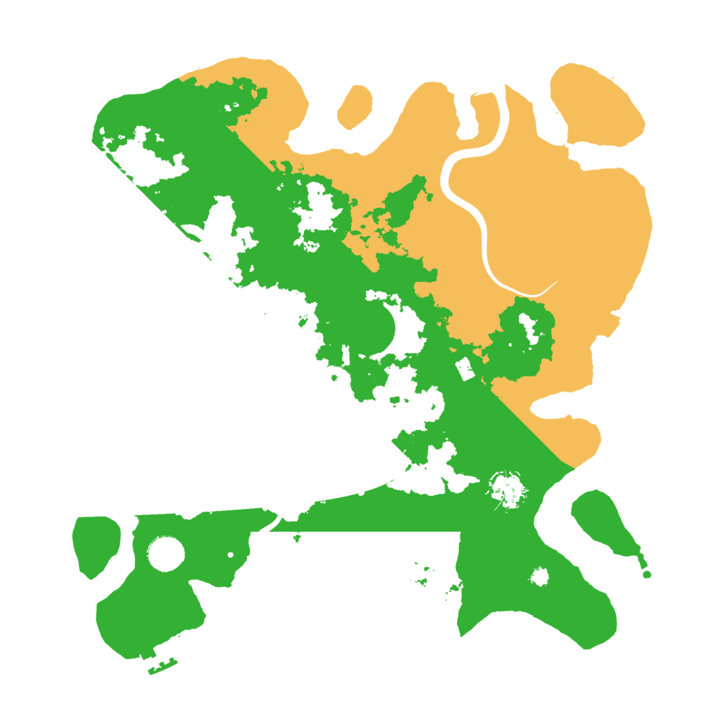 Biome Rust Map: Procedural Map, Size: 3550, Seed: 525393