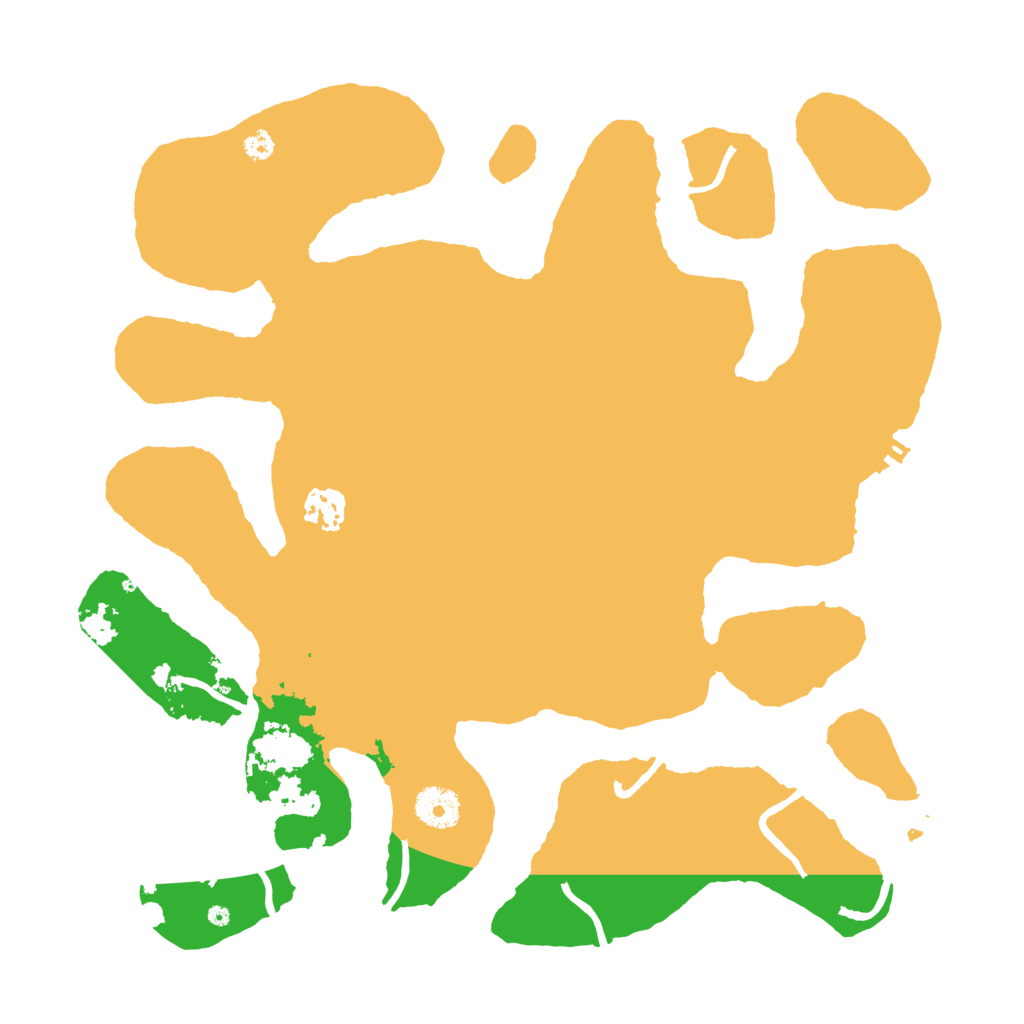 Biome Rust Map: Procedural Map, Size: 3550, Seed: 525393