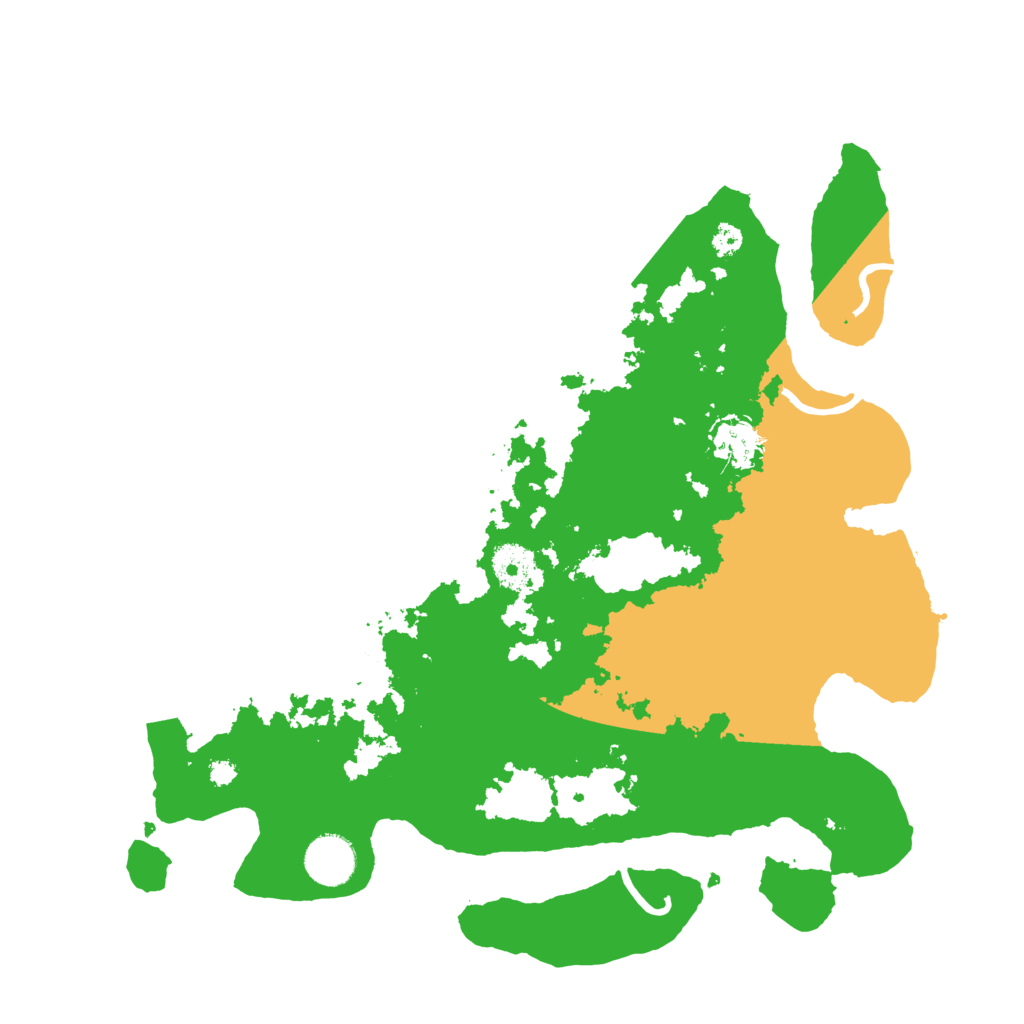 Biome Rust Map: Procedural Map, Size: 3550, Seed: 904518