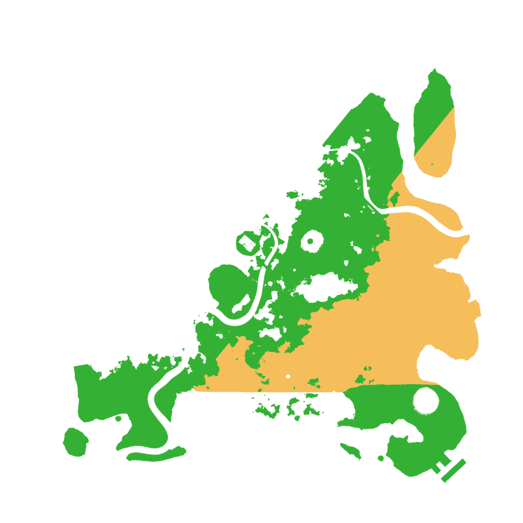 Biome Rust Map: Procedural Map, Size: 3550, Seed: 904518
