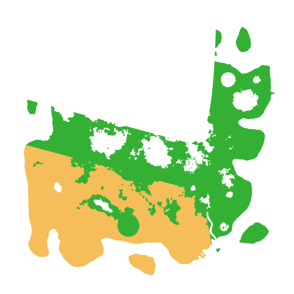 Biome Rust Map: Procedural Map, Size: 3550, Seed: 190325