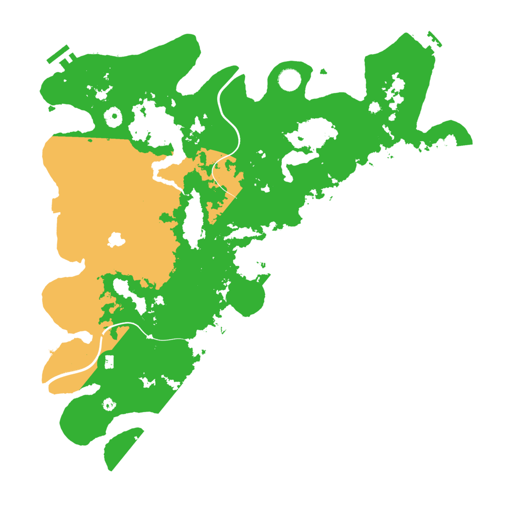 Biome Rust Map: Procedural Map, Size: 4000, Seed: 525570