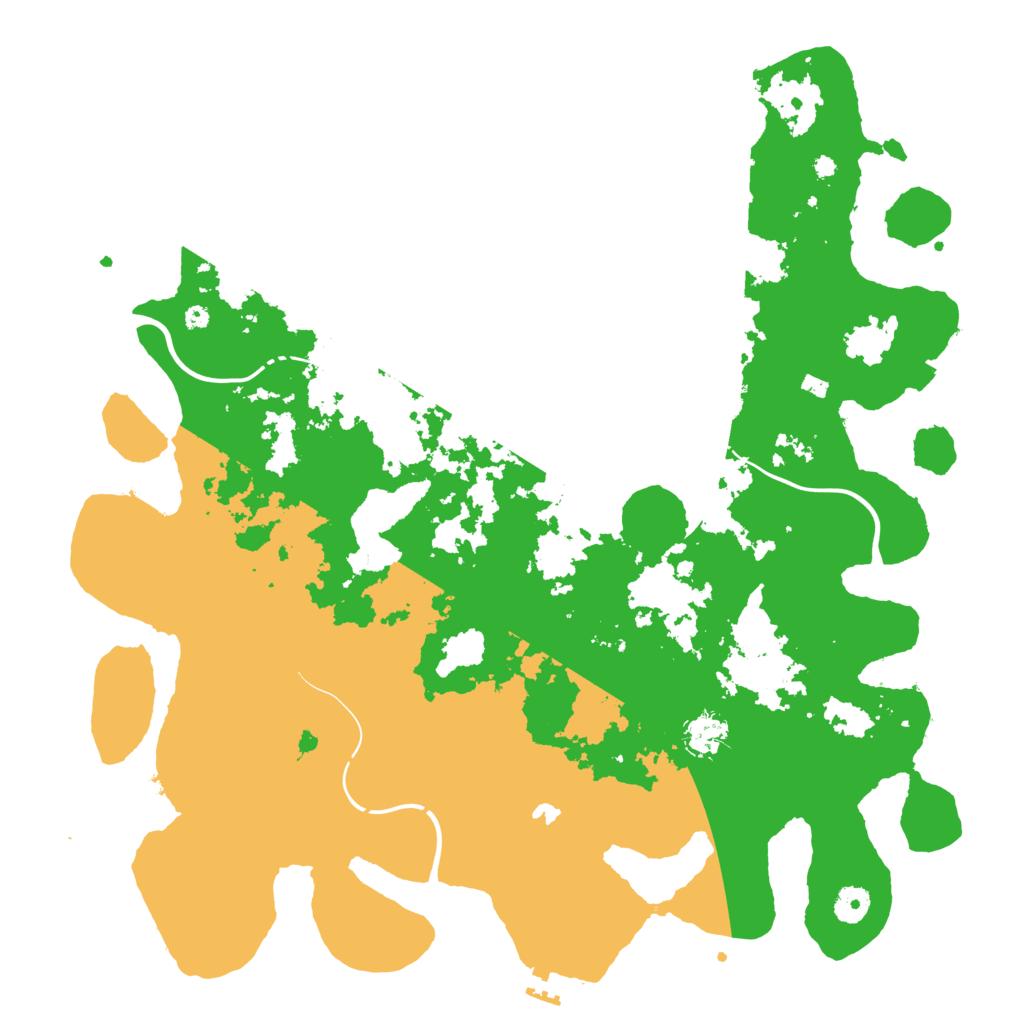Biome Rust Map: Procedural Map, Size: 4250, Seed: 604759136