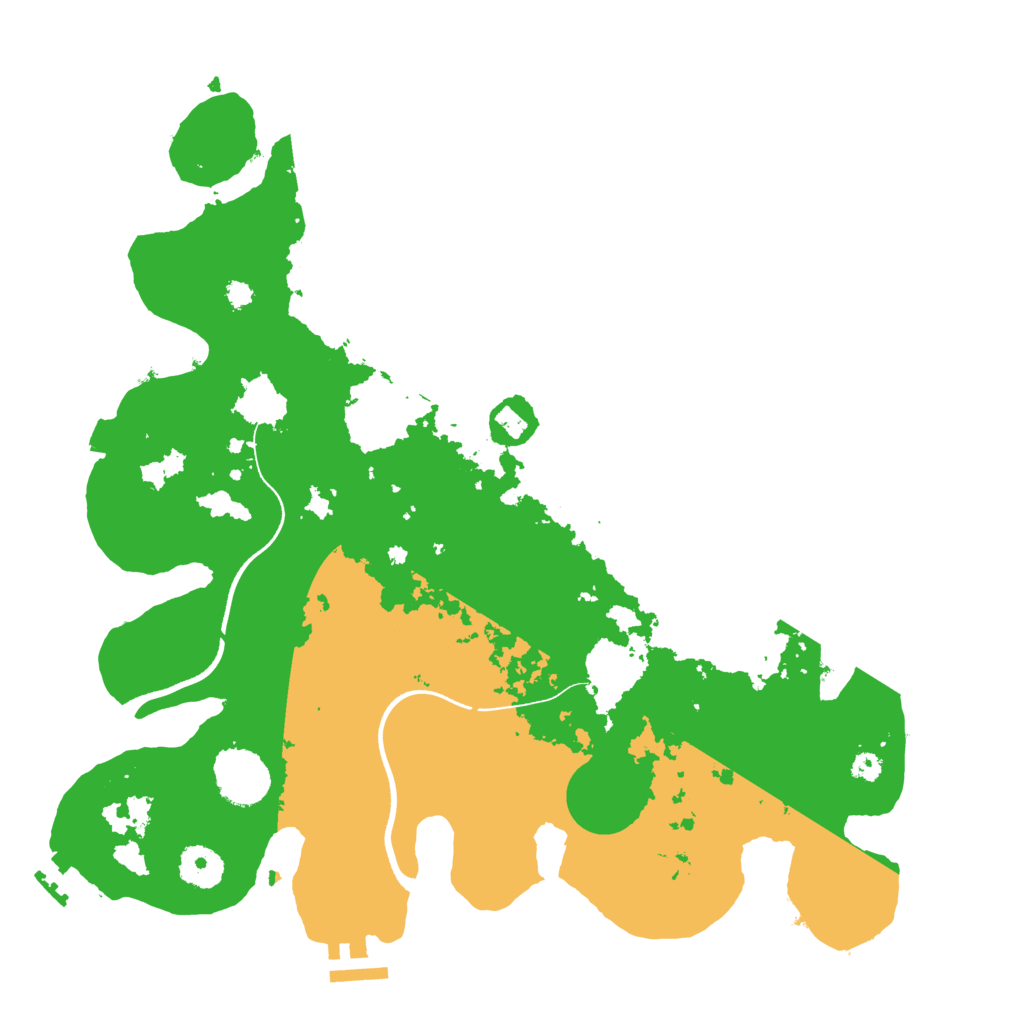 Biome Rust Map: Procedural Map, Size: 3550, Seed: 21569