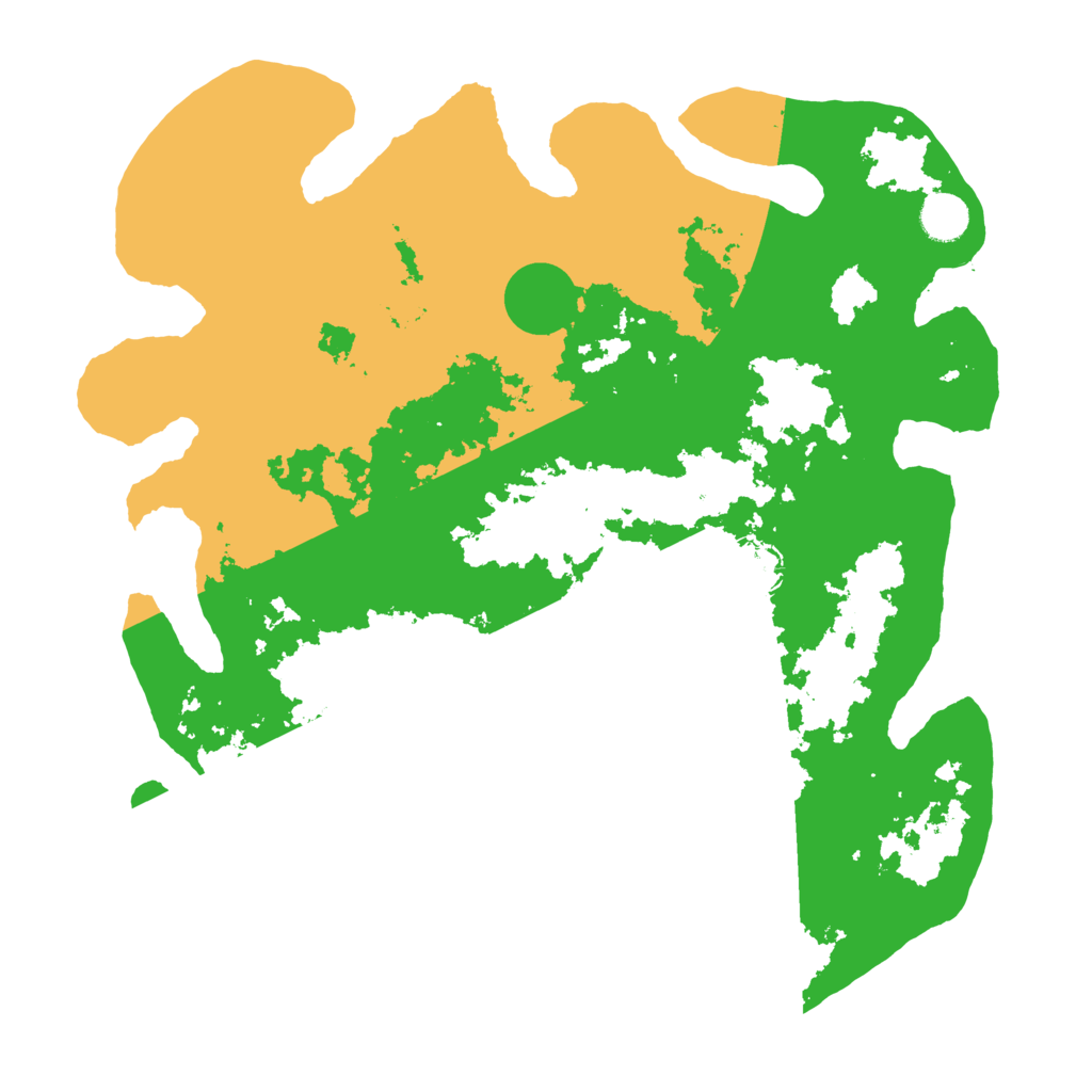 Biome Rust Map: Barren, Size: 4000, Seed: 50386