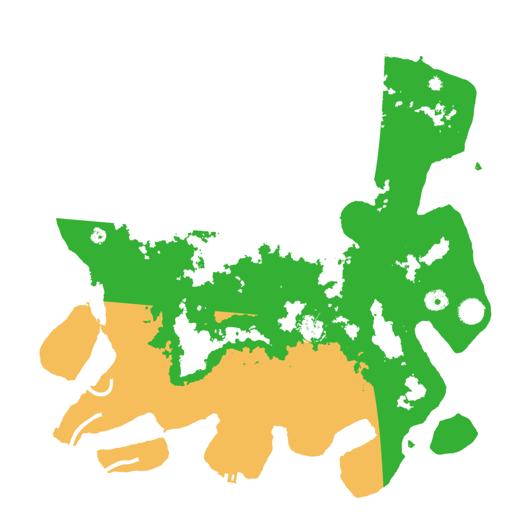 Biome Rust Map: Procedural Map, Size: 3550, Seed: 898411