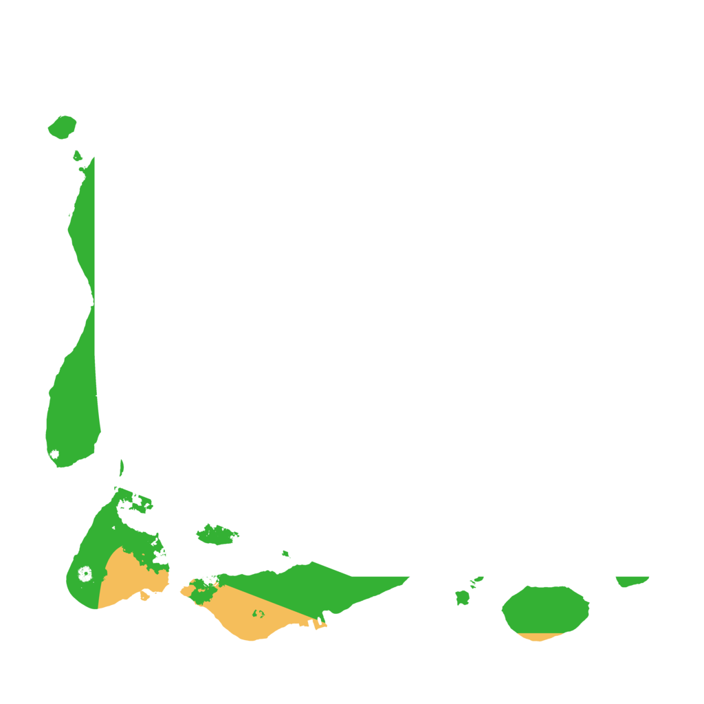 Biome Rust Map: Procedural Map, Size: 3550, Seed: 601082