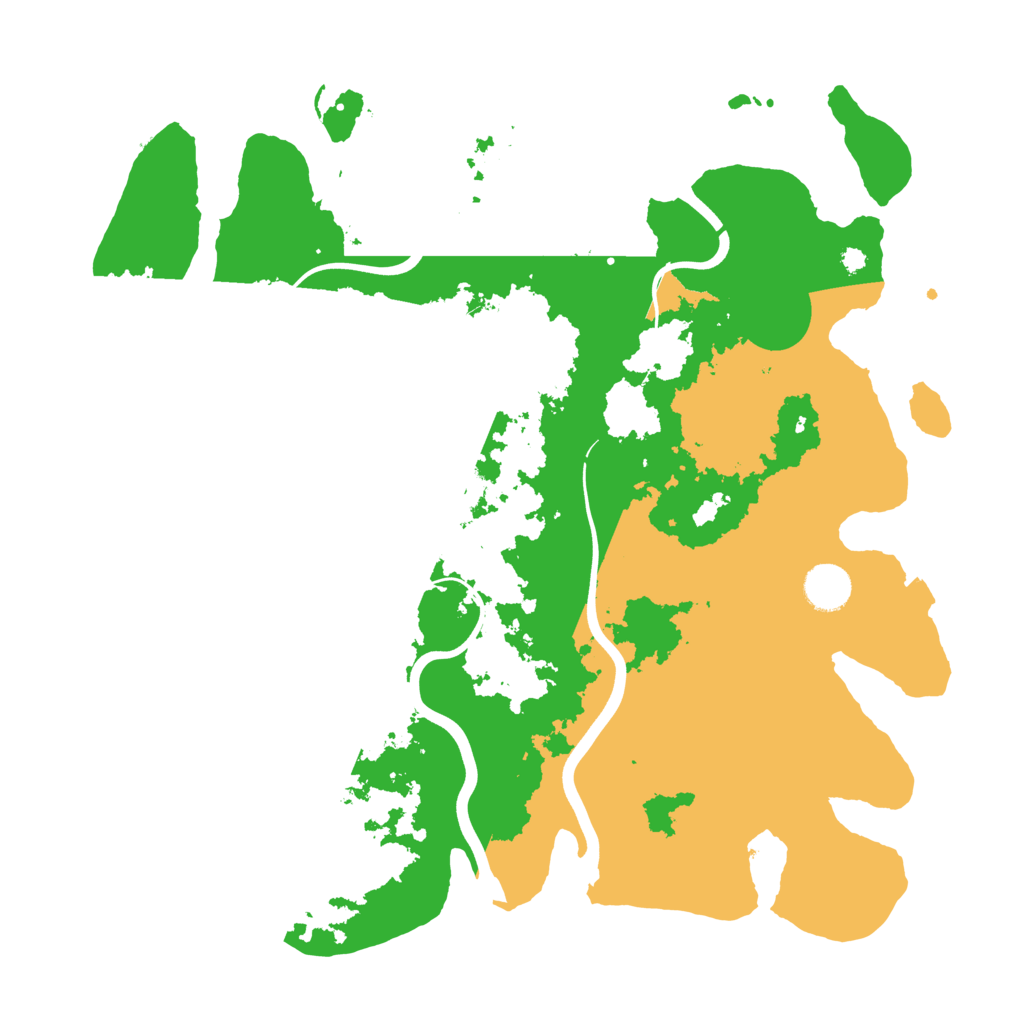 Biome Rust Map: Procedural Map, Size: 3850, Seed: 12345
