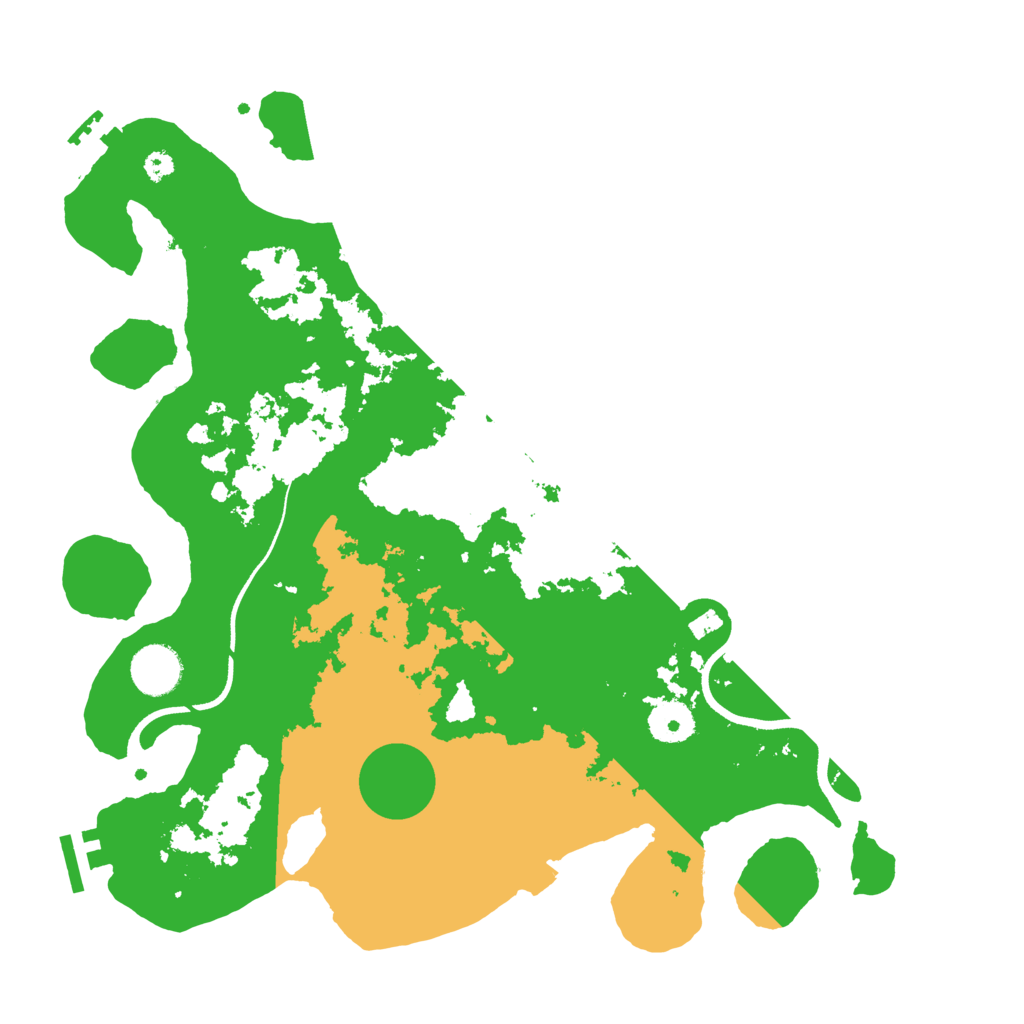 Biome Rust Map: Procedural Map, Size: 3550, Seed: 754798