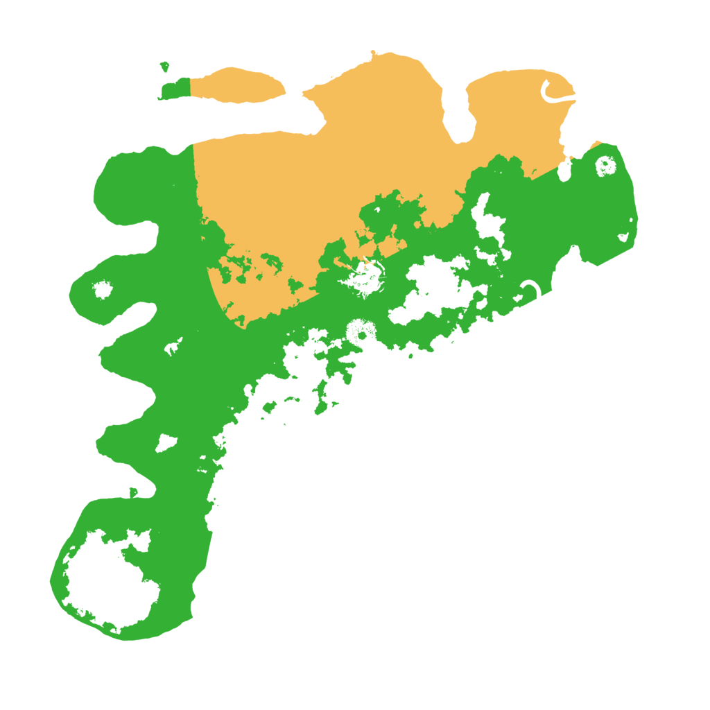 Biome Rust Map: Procedural Map, Size: 3550, Seed: 497418