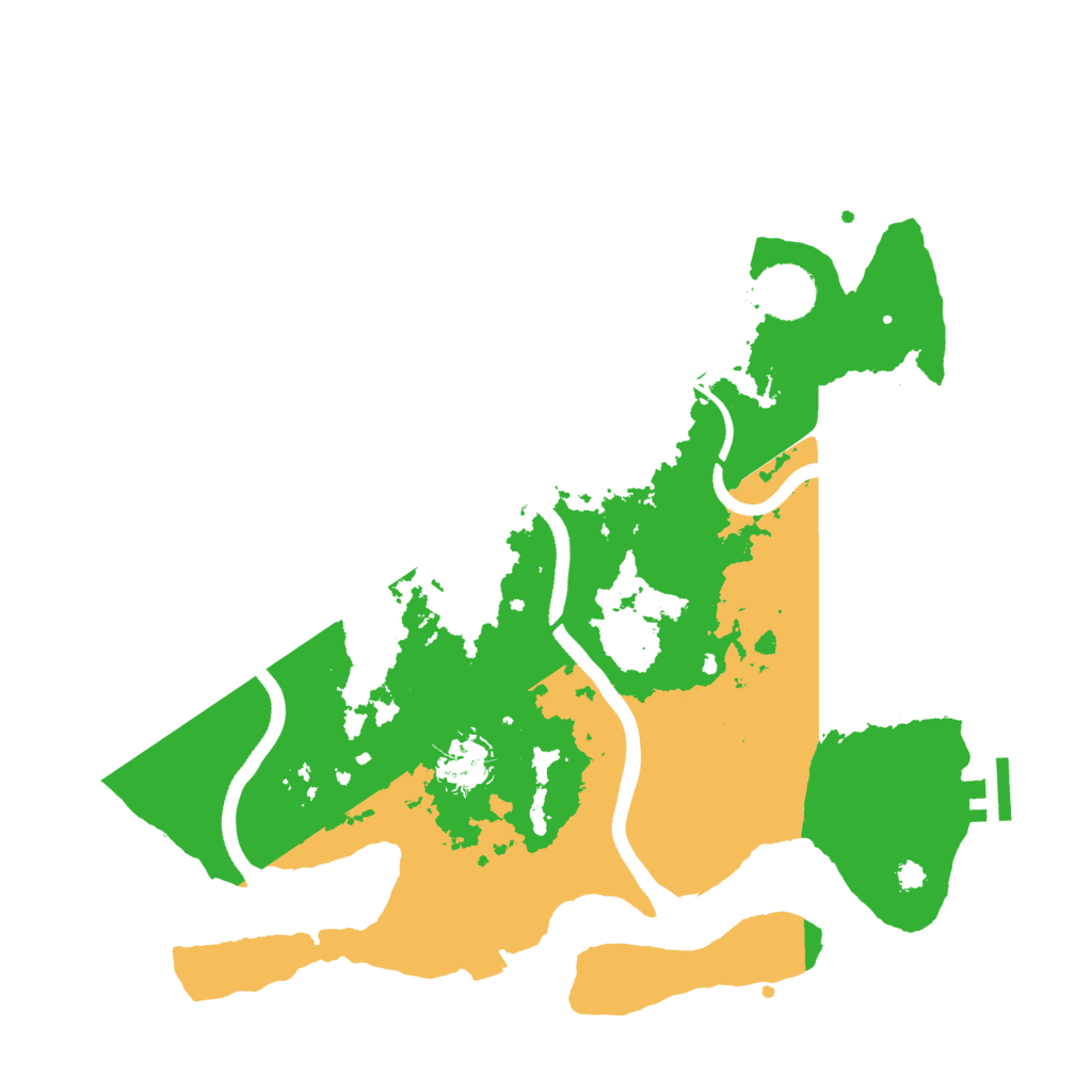 Biome Rust Map: Procedural Map, Size: 3500, Seed: 2131241