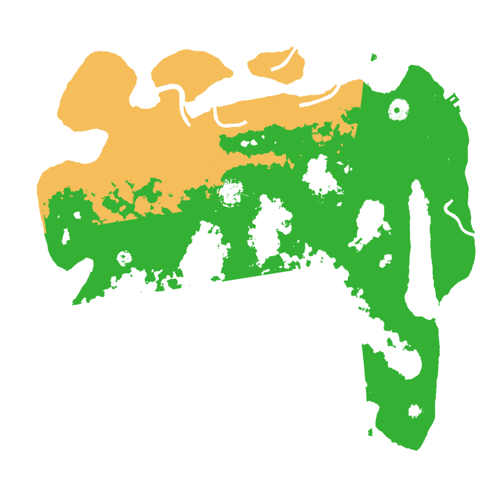 Biome Rust Map: Procedural Map, Size: 3550, Seed: 507797