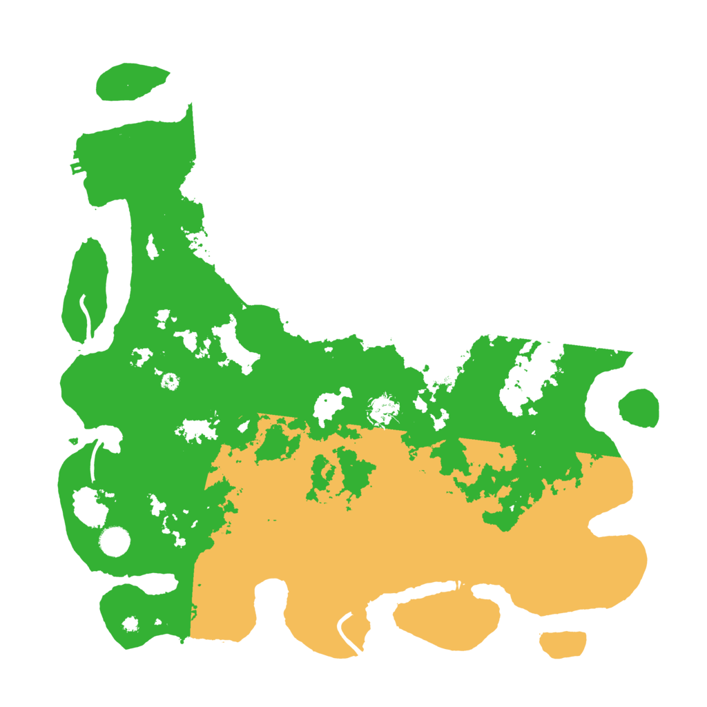 Biome Rust Map: Procedural Map, Size: 4100, Seed: 25590