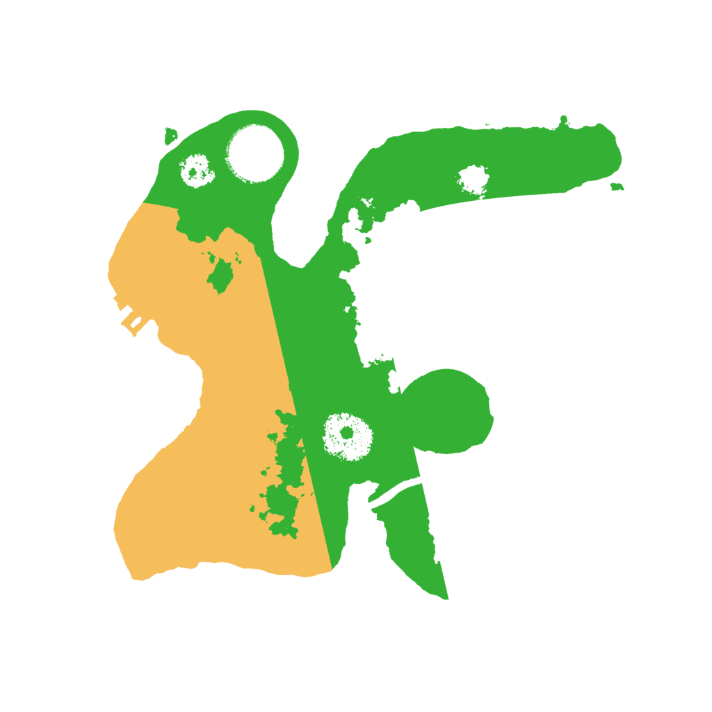 Biome Rust Map: Procedural Map, Size: 2220, Seed: 36085