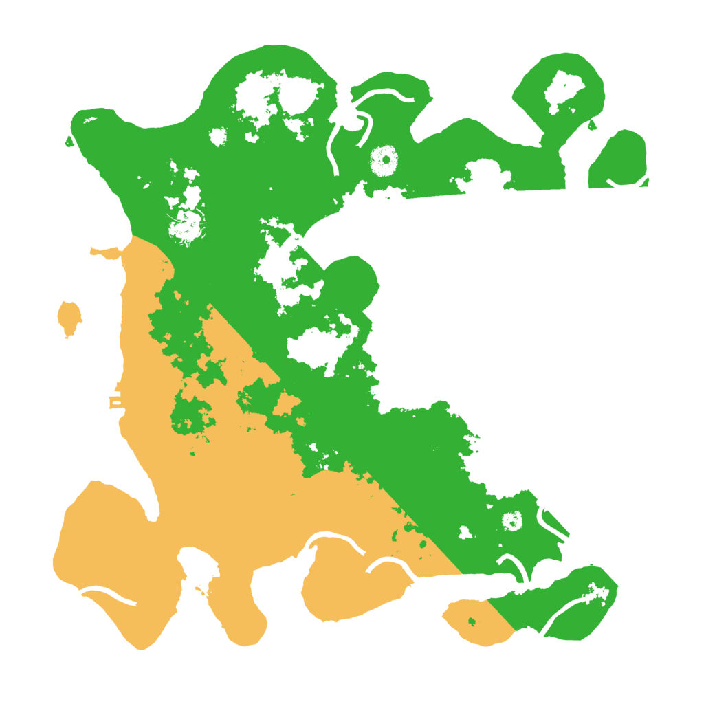 Biome Rust Map: Procedural Map, Size: 3550, Seed: 564678