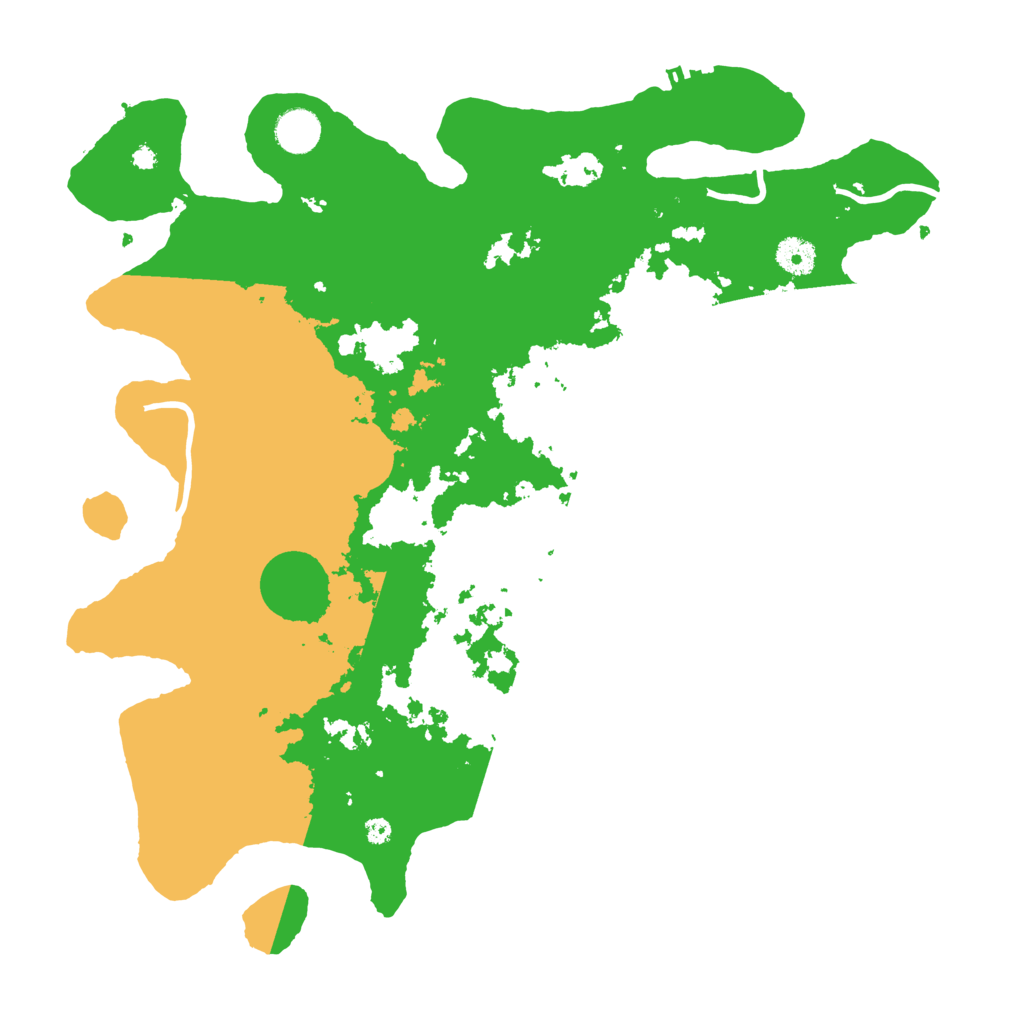 Biome Rust Map: Procedural Map, Size: 4000, Seed: 132413145