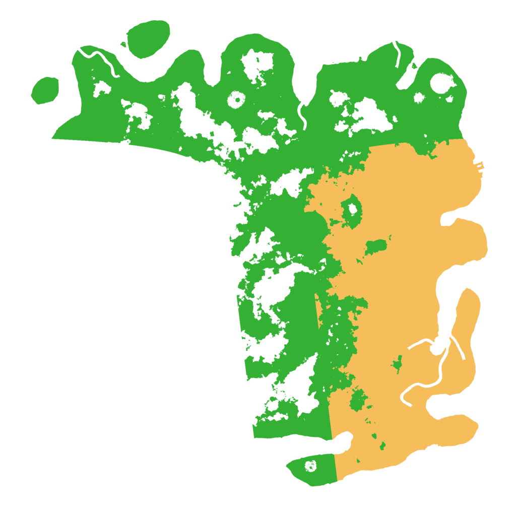 Biome Rust Map: Procedural Map, Size: 4500, Seed: 660704735