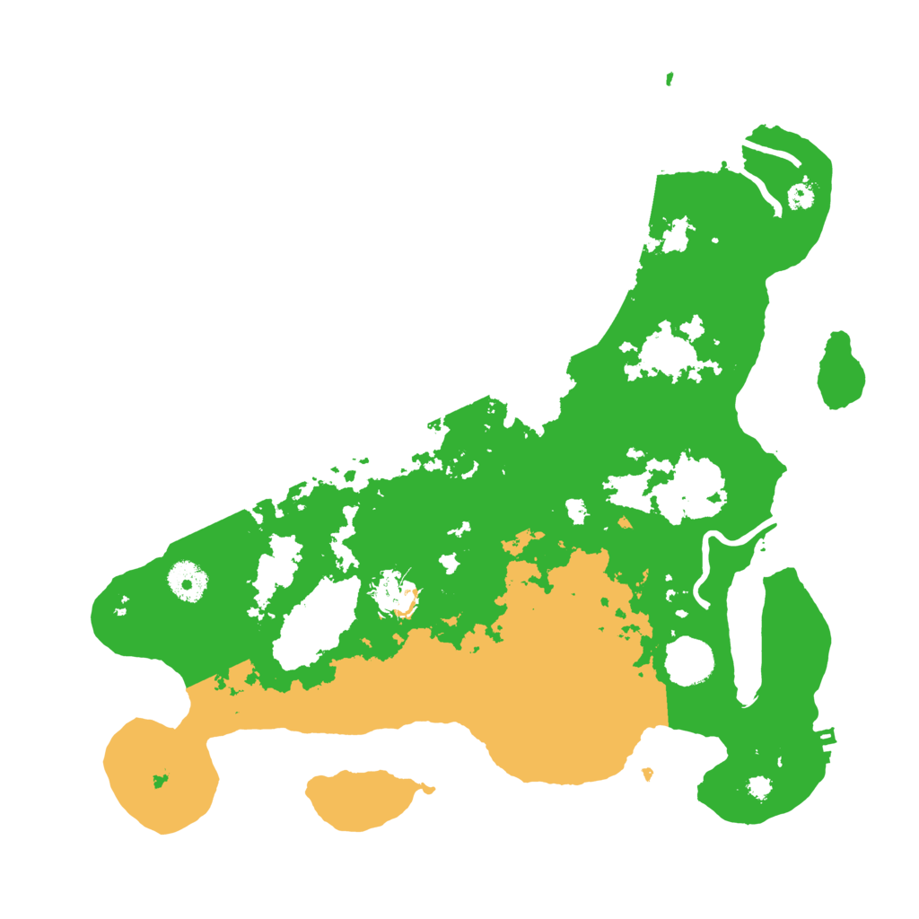 Biome Rust Map: Procedural Map, Size: 3550, Seed: 797310
