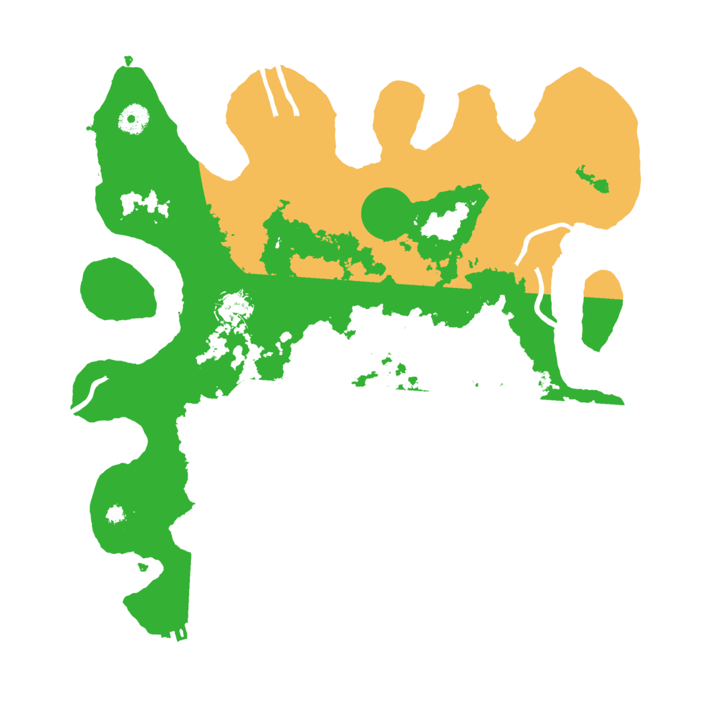 Biome Rust Map: Procedural Map, Size: 3550, Seed: 161399