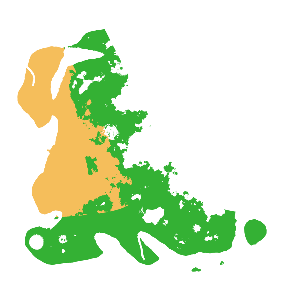 Biome Rust Map: Procedural Map, Size: 3600, Seed: 669674652