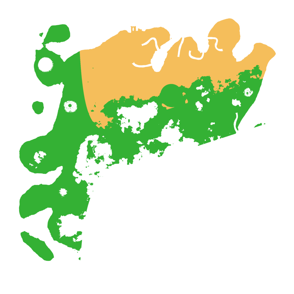 Biome Rust Map: Procedural Map, Size: 3550, Seed: 610991