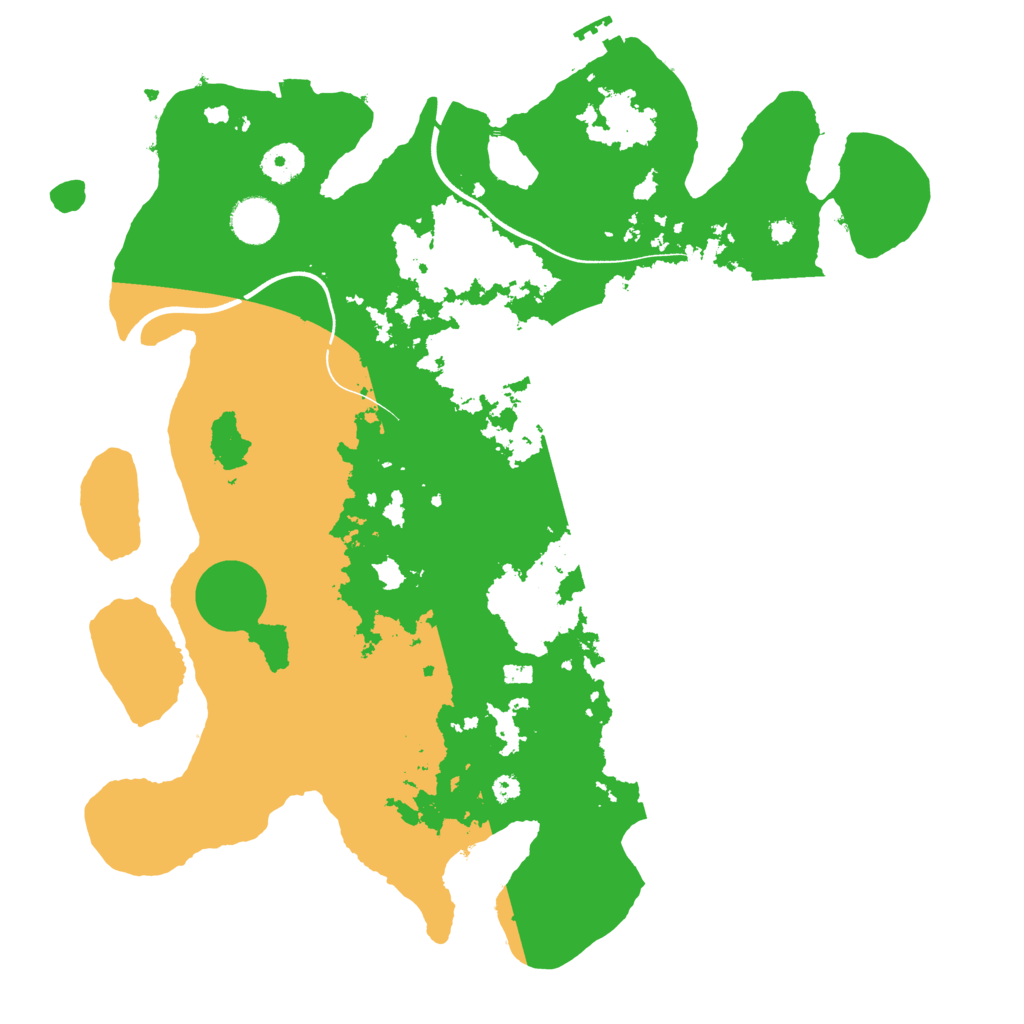 Biome Rust Map: Procedural Map, Size: 3800, Seed: 1009684489