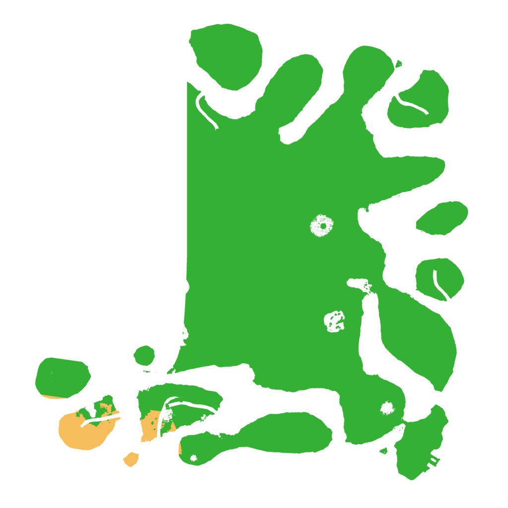 Biome Rust Map: Procedural Map, Size: 3500, Seed: 4683