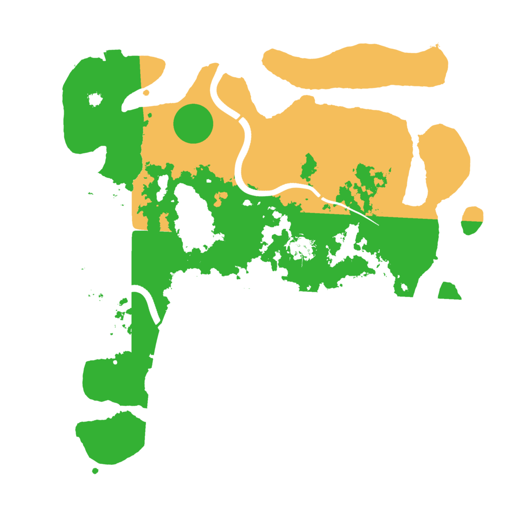 Biome Rust Map: Procedural Map, Size: 3500, Seed: 20211230