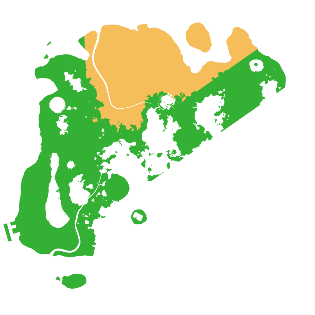 Biome Rust Map: Procedural Map, Size: 3550, Seed: 949139