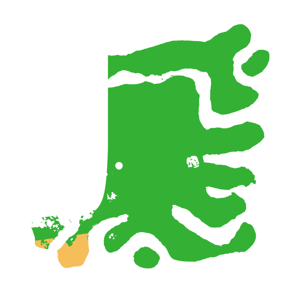 Biome Rust Map: Barren, Size: 3500, Seed: 169