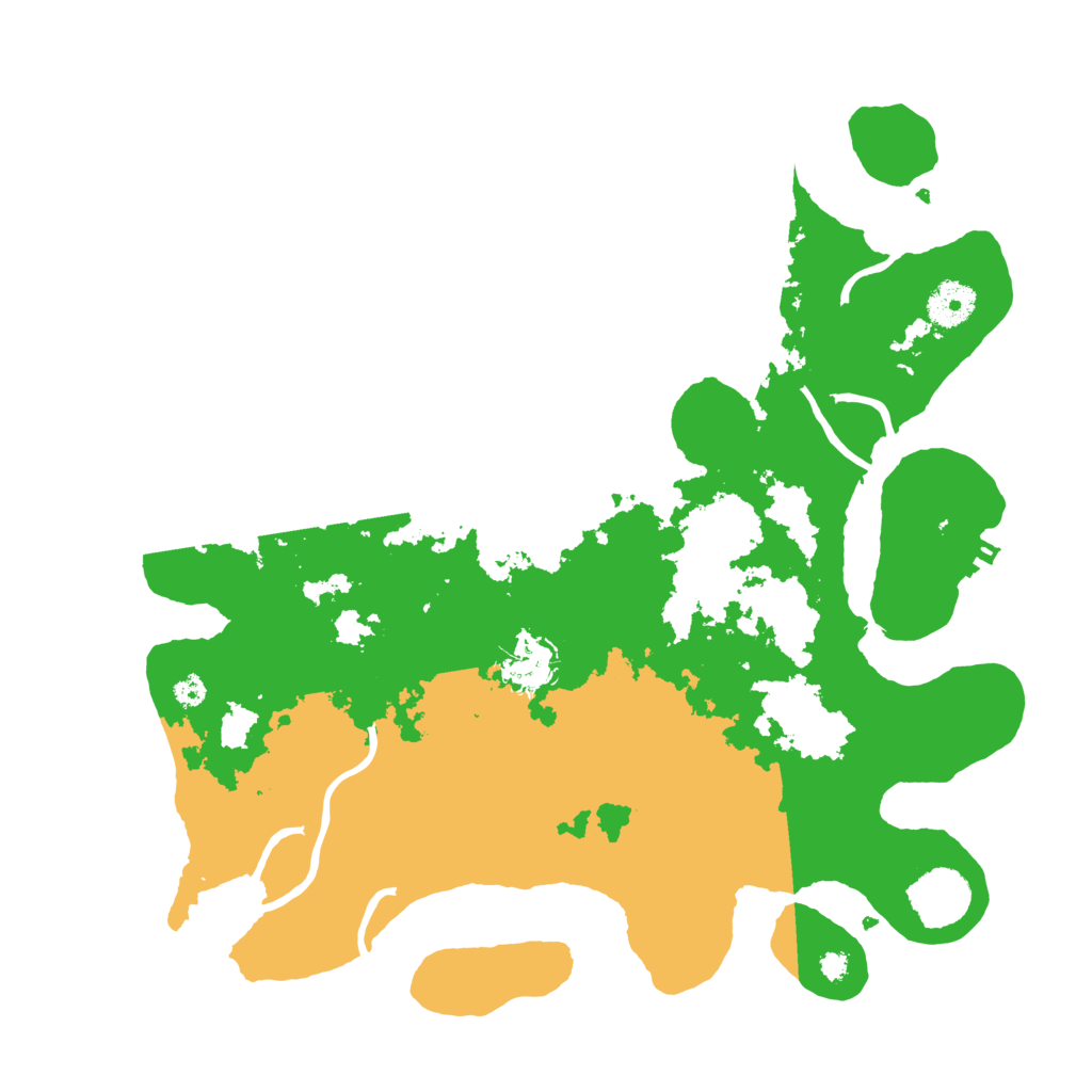 Biome Rust Map: Procedural Map, Size: 3550, Seed: 505736