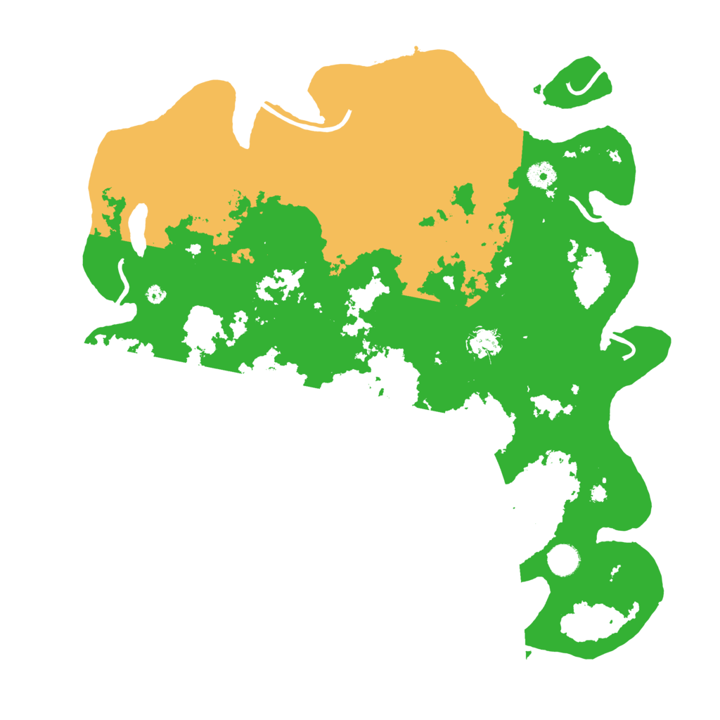 Biome Rust Map: Procedural Map, Size: 4000, Seed: 134385