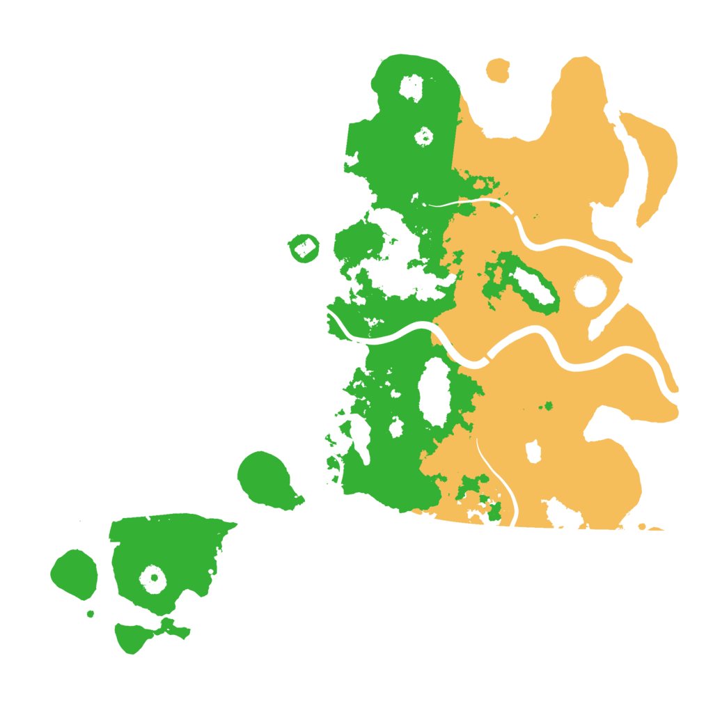 Biome Rust Map: Procedural Map, Size: 4000, Seed: 45184