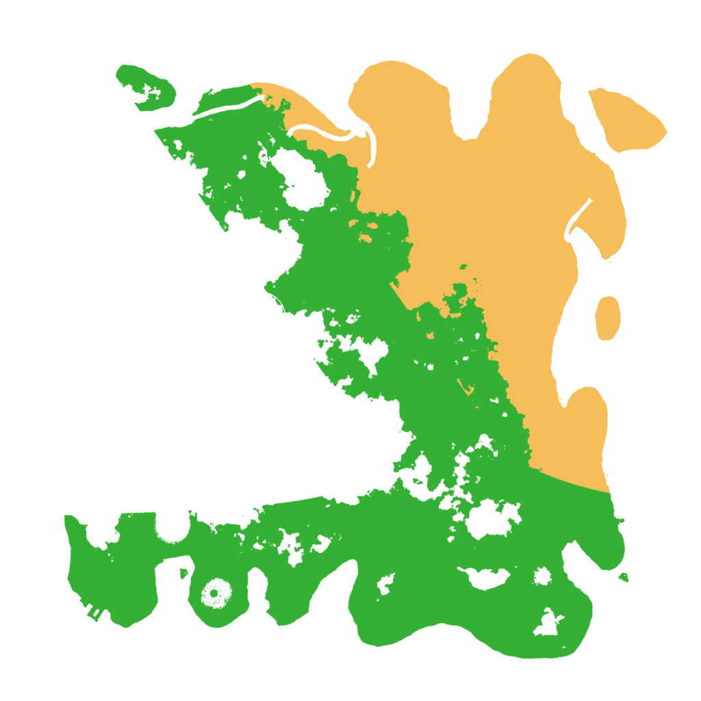 Biome Rust Map: Procedural Map, Size: 3550, Seed: 485680