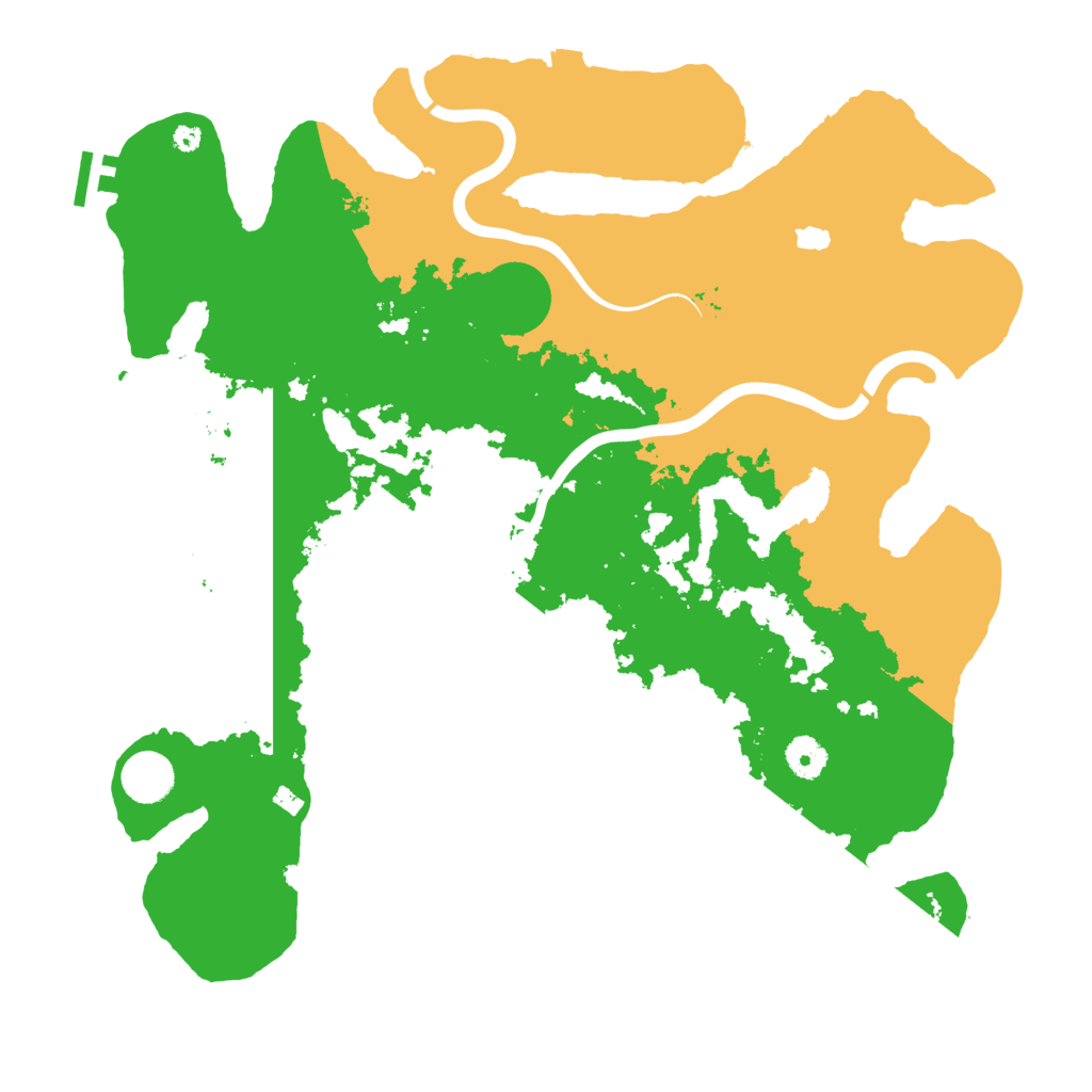 Biome Rust Map: Procedural Map, Size: 4000, Seed: 951493254