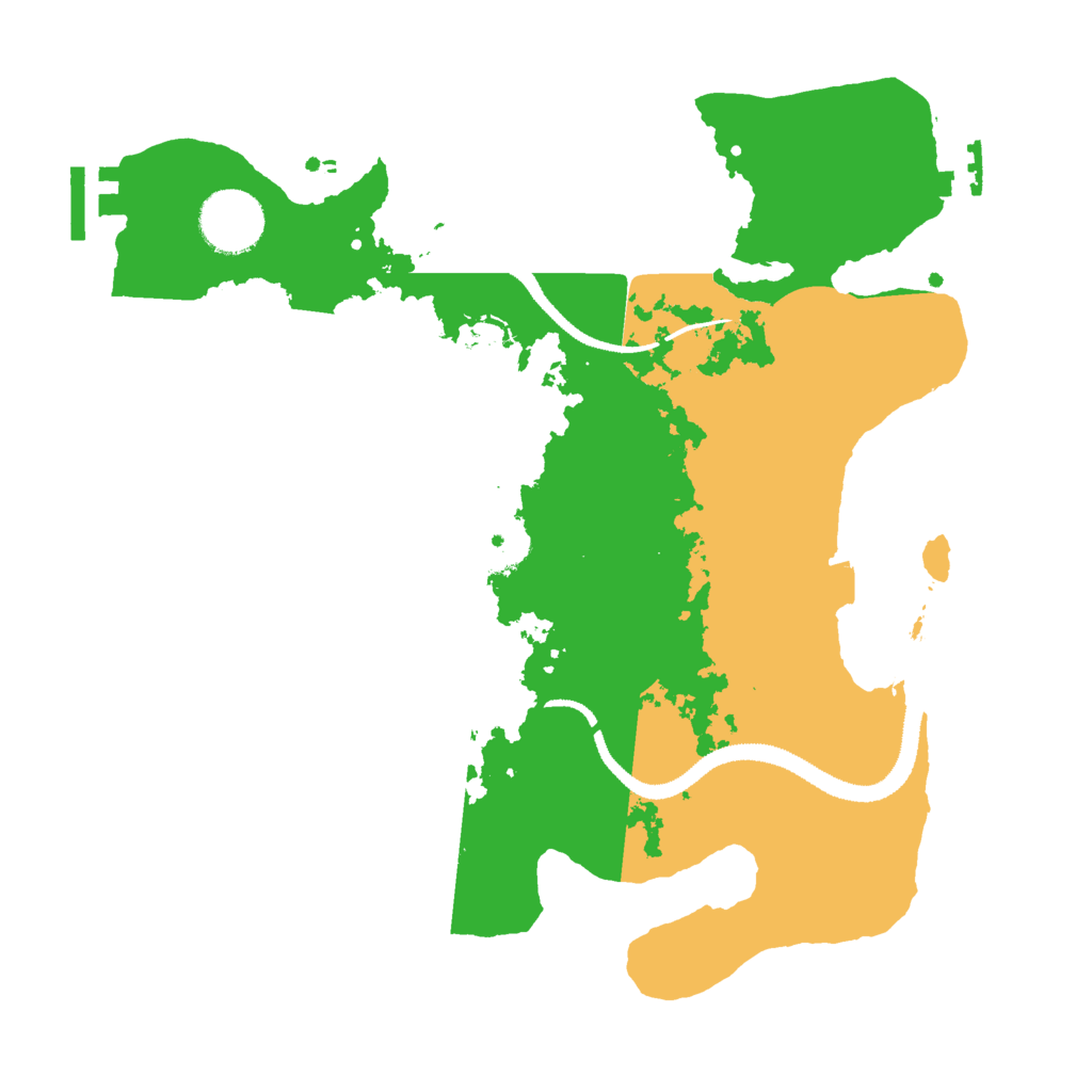 Biome Rust Map: Procedural Map, Size: 3000, Seed: 1645609360