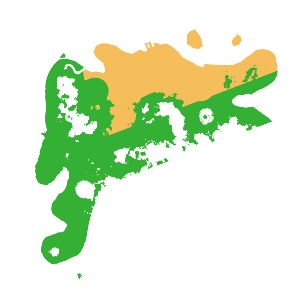 Biome Rust Map: Procedural Map, Size: 3000, Seed: 57281