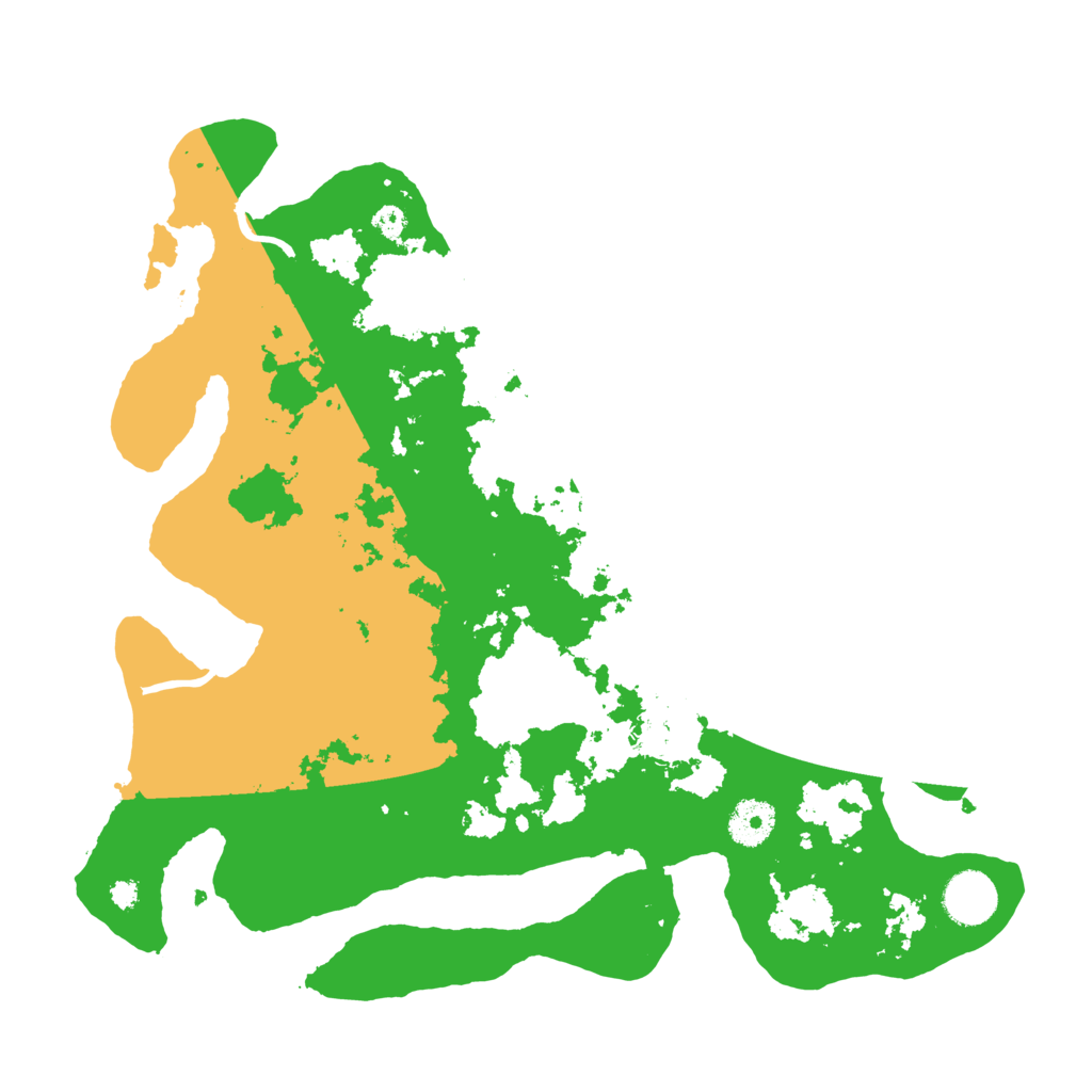 Biome Rust Map: Procedural Map, Size: 3550, Seed: 770057