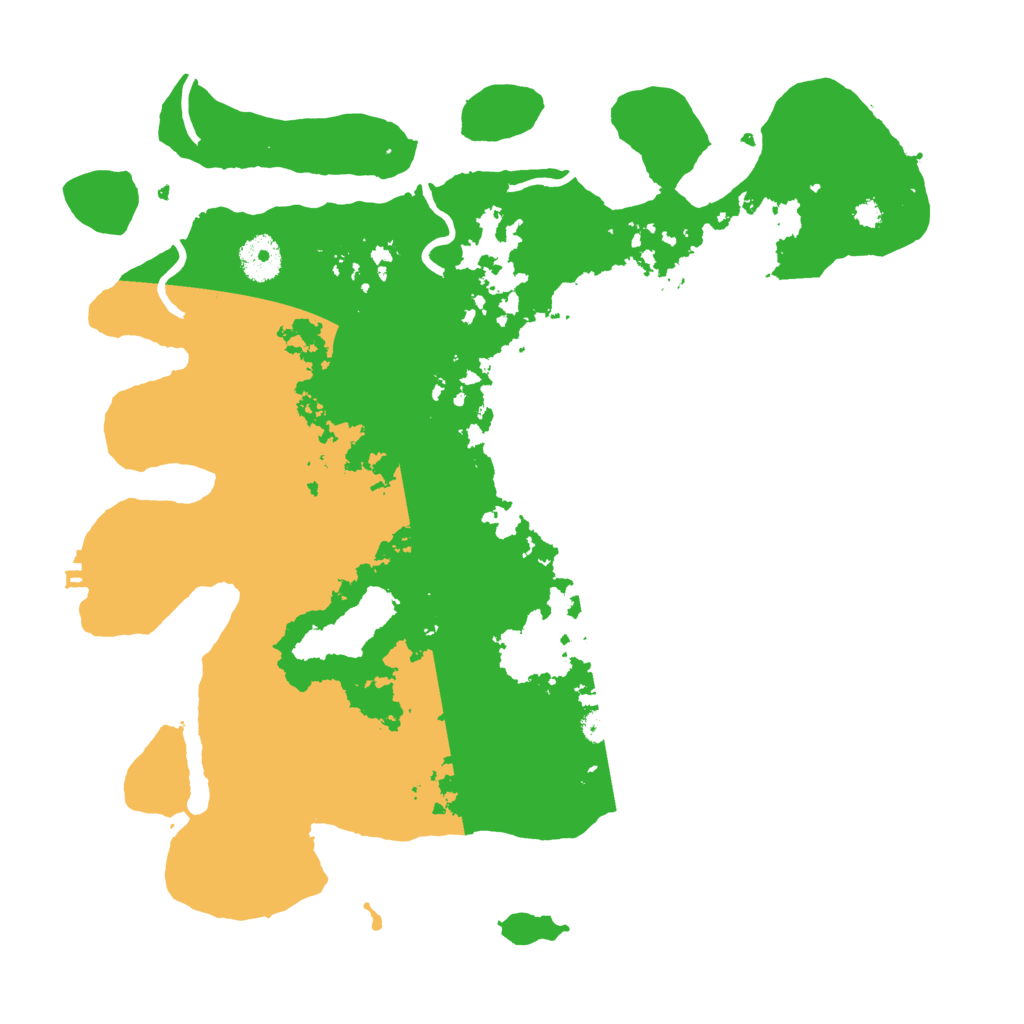 Biome Rust Map: Procedural Map, Size: 3550, Seed: 422123