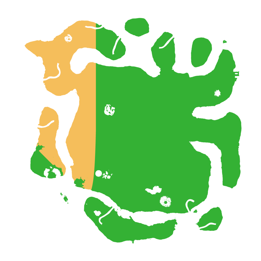 Biome Rust Map: Procedural Map, Size: 3550, Seed: 898855