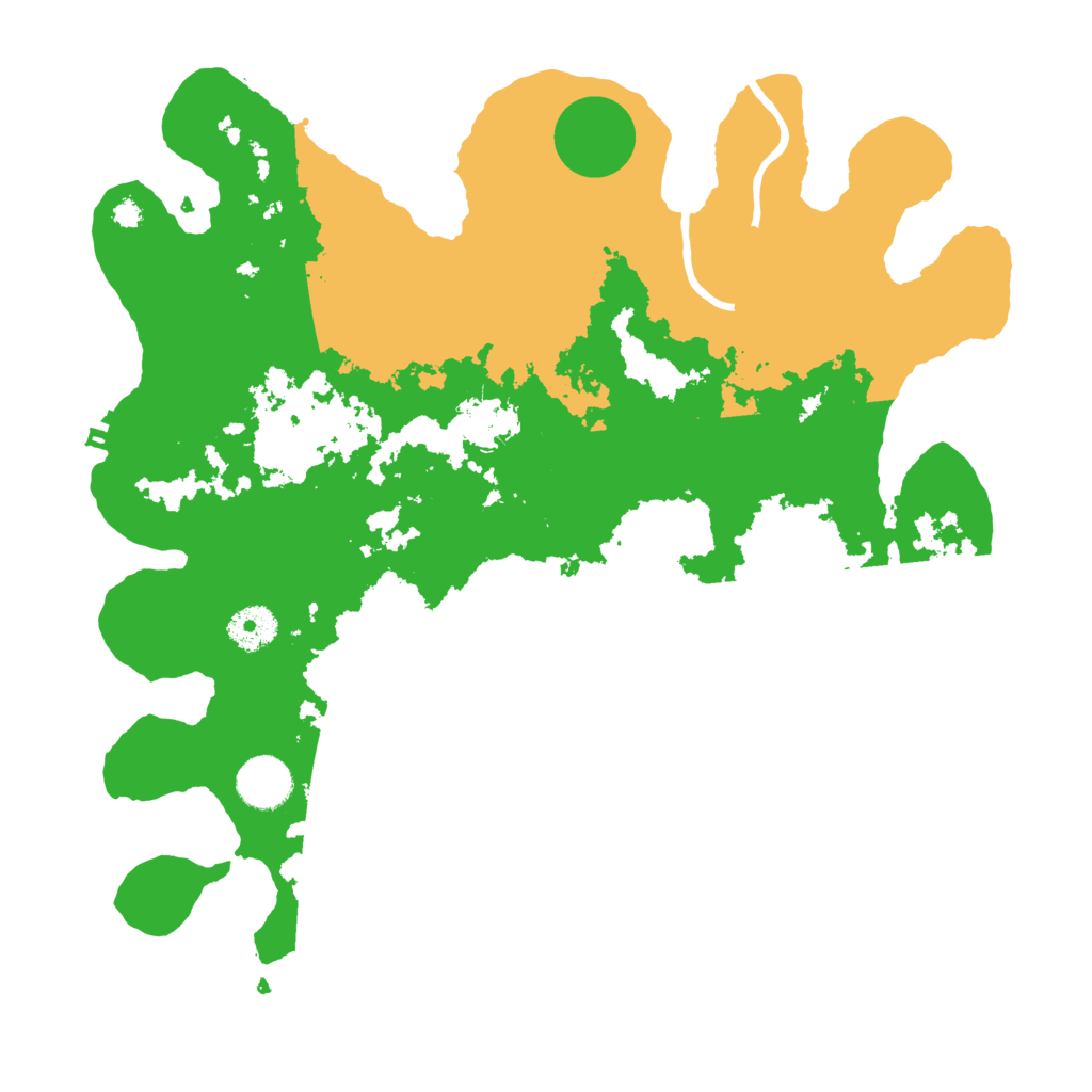 Biome Rust Map: Procedural Map, Size: 3550, Seed: 966013