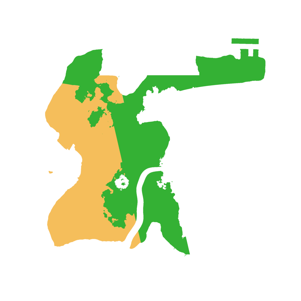Biome Rust Map: Procedural Map, Size: 2240, Seed: 36085