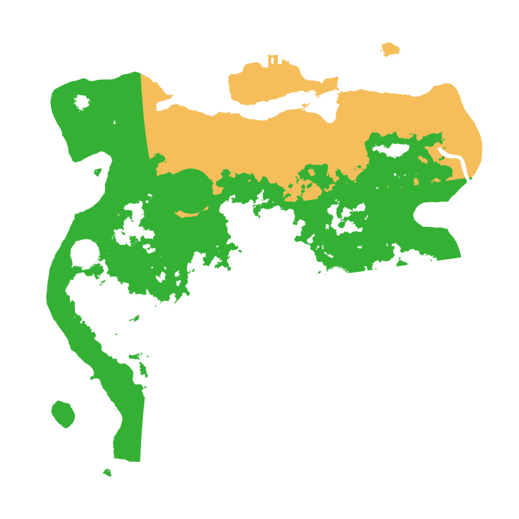 Biome Rust Map: Procedural Map, Size: 3200, Seed: 50000