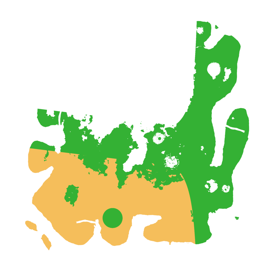 Biome Rust Map: Procedural Map, Size: 3550, Seed: 174231