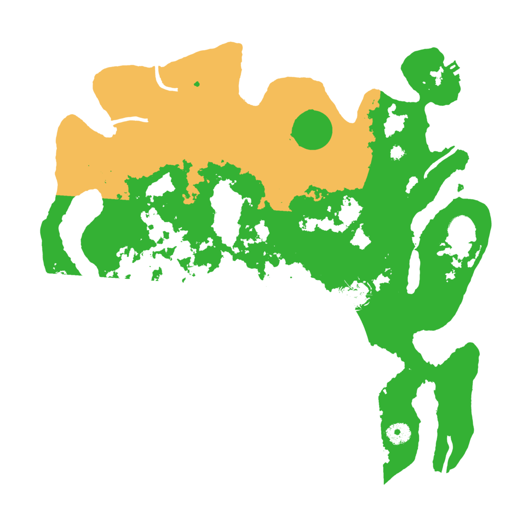 Biome Rust Map: Procedural Map, Size: 3500, Seed: 1083436567