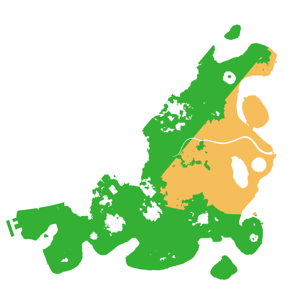 Biome Rust Map: Procedural Map, Size: 3550, Seed: 242441
