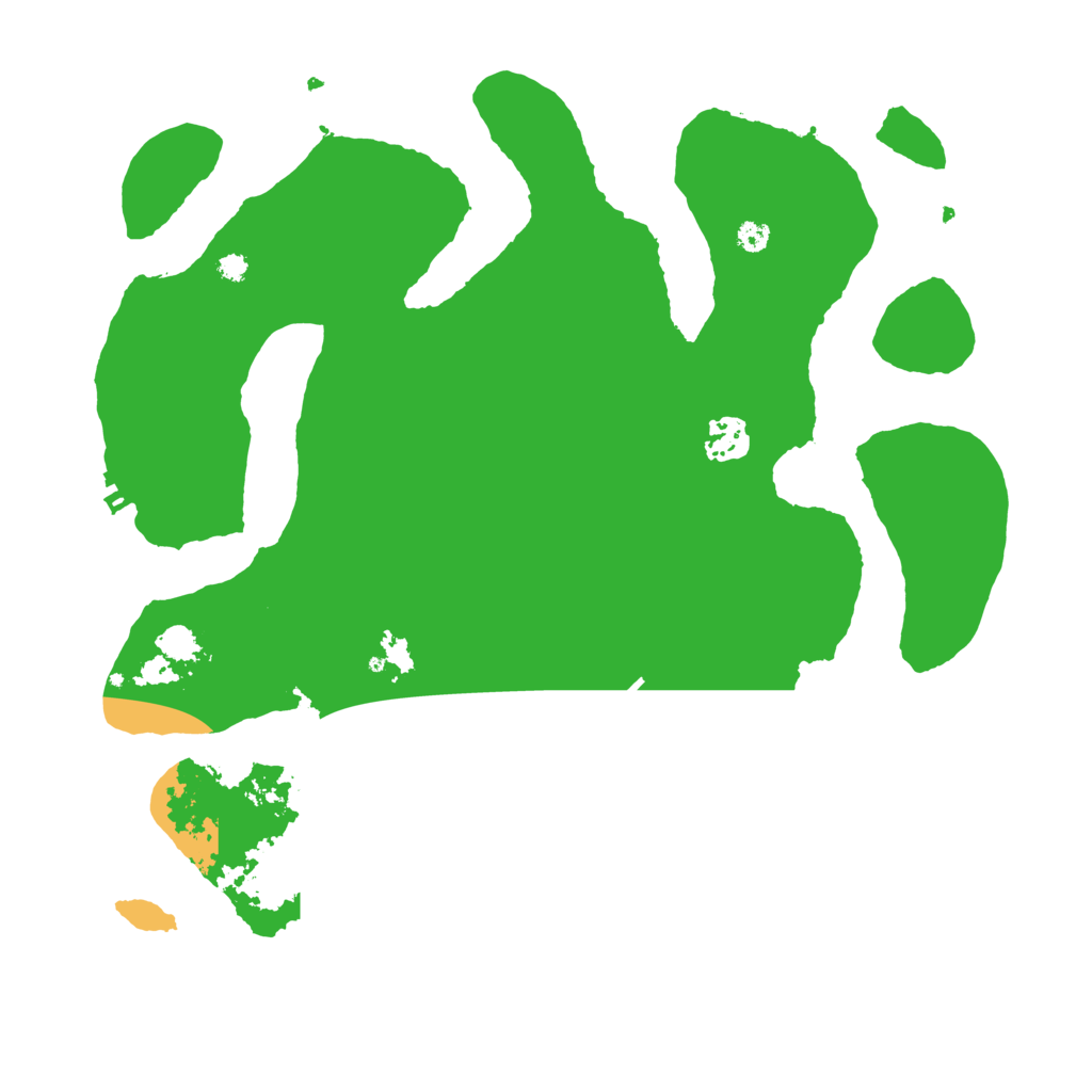 Biome Rust Map: Procedural Map, Size: 3550, Seed: 57401